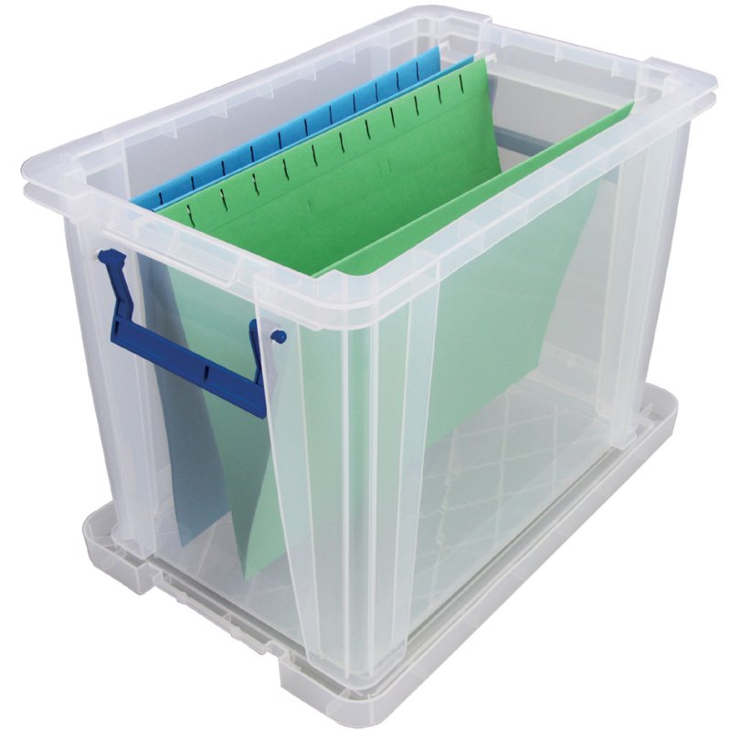Fellowes ProStore boîte de rangement, 18,5 litres, transparent, empilable